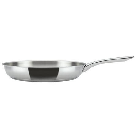 Ayesha Curry Home Collection Stainless Steel Skillet, (Best Carbon Steel Skillet)