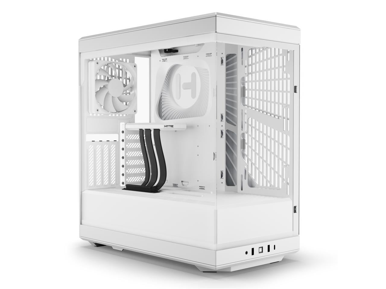 HYTE Y60 Premium ATX Mid Tower PC Case Chassis - White - Walmart.com