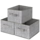 thumbnail image 1 of Contenedores de almacenamiento GRANNY SAYS Closet, 100% poliéster, color gris, paquete de 3, 1 of 7