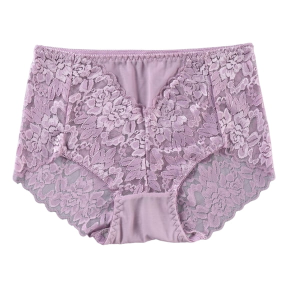 Womens Brief Underwear Full Coverage Floral Lace Briefs Soft Underwear Women Women's Panties Size S