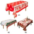 thumbnail image 2 of Christmas Tablecloth Decorative Rectangular: Cloth Table Cover Table Decor Cloth, 2 of 10