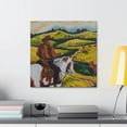 thumbnail image 4 of The Rural Barnyard Scene - Canvas, 4 of 10