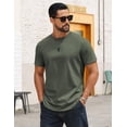 thumbnail image 2 of COOFANDY Plain Tshirts for Men 100% Cotton Short Sleeve T Shirt Crewneck Casual, 2 of 6