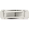thumbnail image 4 of Sterling Silver Ss 7mm Flat With Step Edge Size 9 Band Made In United States qwfe070-9, 4 of 5
