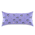 thumbnail image 3 of Haosy Satin Pillowcase for Hair and Skin Standard Cooling Silk Pillow Case with Envelope Closure Adorable Demon and Flower 20"x30", 3 of 9
