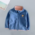 thumbnail image 6 of NAISIBABY Boys Jacket, Stand Collar Zipper Casual Keep Warm Coat Blue 6M, 6 of 6