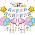 thumbnail image 2 of 1 Pce Ballon Réutilisable Ballons Joyeuses Pâques Ballons Œuf de Pâques Ballons Lapin Ballon Mylar pour Anniversaire de Lapin Décoration Intérieure Extérieure, 2 of 5