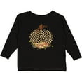 thumbnail image 3 of Inktastic Cheetah Print Pumpkin Boys or Girls Long Sleeve Toddler T-Shirt, 3 of 5