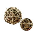 thumbnail image 2 of Yellow Woven Straw Ball Toy for Playing Use Safe NonToxic 1pc 2.5 inches, 2 of 8