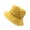 Yellow, variant on Summer Hot Sales Under $5 Blue Unisex Bucket Hat GIJNRIUIUA Unisex Washed Old Solid Color Breathable Hole Hollow Denim Fisherman Hat Trucker Hats