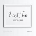 Sweet Tea Formal Black & White Wedding Party Signs - Walmart.com