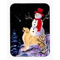 thumbnail image 1 of Golden Retriever With Snowman In Red Hat Mouse Pad & Hot Pad Or Trivet, 1 of 1
