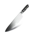 thumbnail image 1 of Couteau de Chef Classique de 8 Pouces avec Trois Rivets Manche Ergonomique Couteau en Acier Inoxydable à Haute Teneur en Carbone pour Couper, Hacher, Découper, 1 of 7