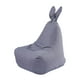 thumbnail image 5 of Funda para Silla con Forma , Funda para Sofá Sin Relleno, Organizador de Juguetes de Peluche con Relleno de Animales Cómodos para gris Zulema cubierta de bolsa de frijoles, 5 of 8