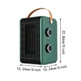 thumbnail image 3 of 2024 Upgraded Portable Space Heater For Indoor Use 1500W Heater Fast Heating Ceramic Room Small Heater With Thermostat Heating And Fan Modes For Desk Bedroom Home, 3 of 9