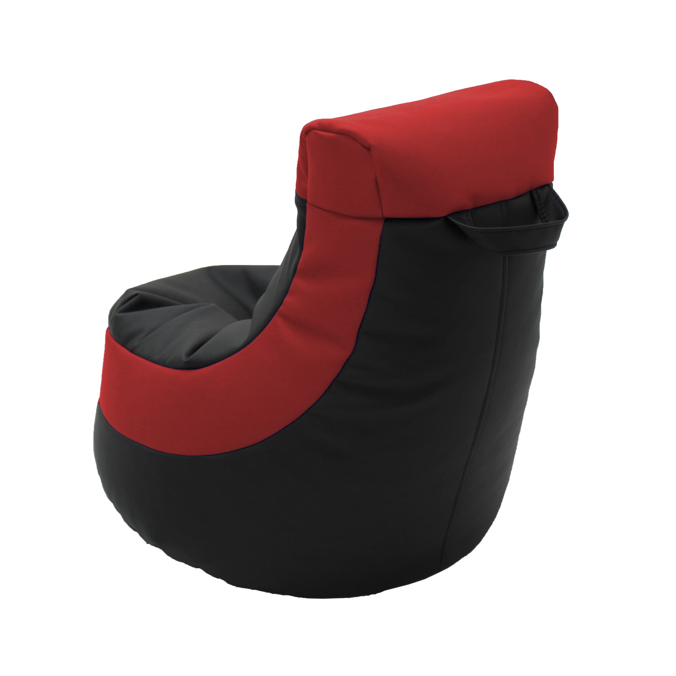 Factory Direct Partners SoftScape Little Gamer Kids Bean Bag, Black Red