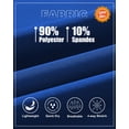 thumbnail image 6 of Taigaofy Men's Tapered Jogger Pants Lightweight Breathable Quick Dry Athletic Sweatpants for Gym Running Training Casual Daily Wear Royal Blue L, 6 of 8