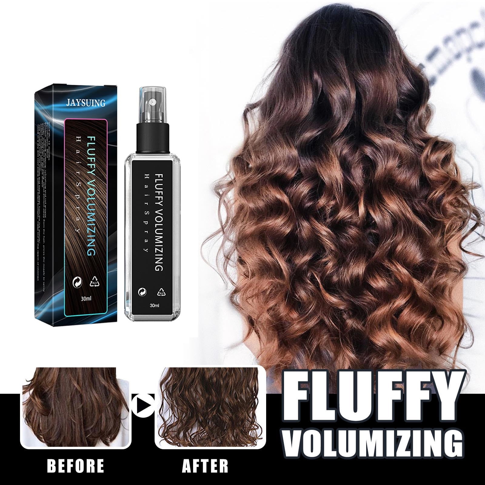 Texture Spray for Hair Volume,Glee Ice Hair Thickener Spray,Fluffy  Volumizing Hair Spray for Fine Hair Thin Hair,Volumizer Hairspray  Extra-Volume