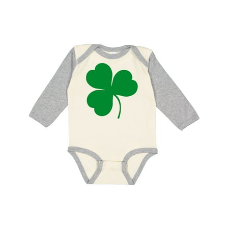 

Inktastic Irish Green Shamrock Gift Baby Boy or Baby Girl Long Sleeve Bodysuit