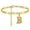 B, variant on Jewelry Initials Anklets for Women Personalized Gold Chain Letter Ankle Bracelets Summer Jewelry 20-27cm Adjustable Length A-Z Gold Plated