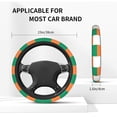 thumbnail image 4 of Flag Of Ireland Elastic Stretch Steering Wheel Cover Car Wheel Protector Universal 15 Inch Fit For Vehicle Car Auto Suv, 4 of 6