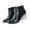 Black, variant on Lovskoo 2024 Rain Boots for Women Pvc Wedge Booties Round Toe Waterproof Buckle Side Zipper High-Heeled Transparent Mid Calf Rain Shoes Pink