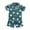 Green, variant on Povozer Toddler Baby Boy Girl Pajamas Set Cow Print Short Sleeve Tops Shorts Sleepwear Set(Blue,18-24M)