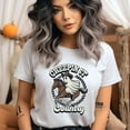 thumbnail image 2 of Ghost Riding Horse Shirt Country Halloween Western Graphic Tee Unisex, Heliconia, Size XL, 2 of 6