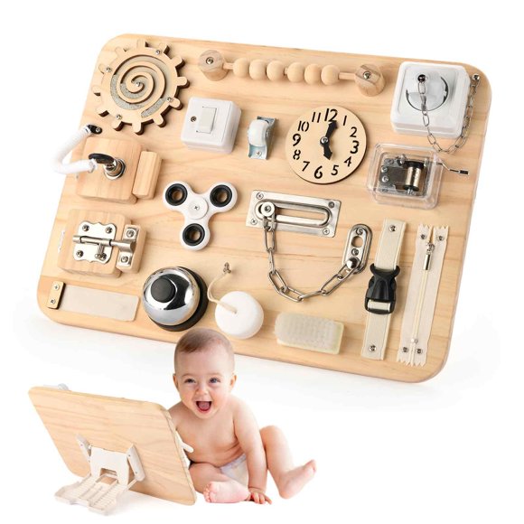 Montessori Busy Board Potatomato Large para niños pequeños de más de 3 años