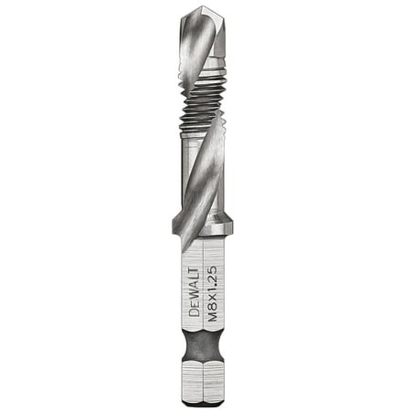

M8 UNC 2-1/4 OAL 0.315 Drill Diam x 1-1/4 Drill Length Combination Drill & Tap