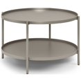 thumbnail image 1 of Simpli Home Monet Table Basse Industrielle 32 Pouces en Métal Gris Chaud, 1 of 7