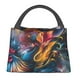 thumbnail image 1 of Fotbe Vibrant Rooster Painting Bolsa Térmica Portátil con Estampado, Bolsa de Entrega de Alimentos Aislada, Bolsa Reutilizable de Gran Capacidad para Comidas y Supermercado, 1 of 6