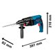 thumbnail image 5 of Rotomartillo Gbh 2-24 Bosch Sds Plus + Miniesmeril Gws 850, 5 of 10