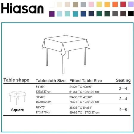 Eayy Black Rectangle Tablecloth 54 X 80 Inch Waterproof Wrinkle Resistant Washable Fabric Table Cloth For Dining Party And Outdoor Use Canada Eayy Black Rectangle Tablecloth 54 X, What Size Tablecloth For Square Table That Seats 80