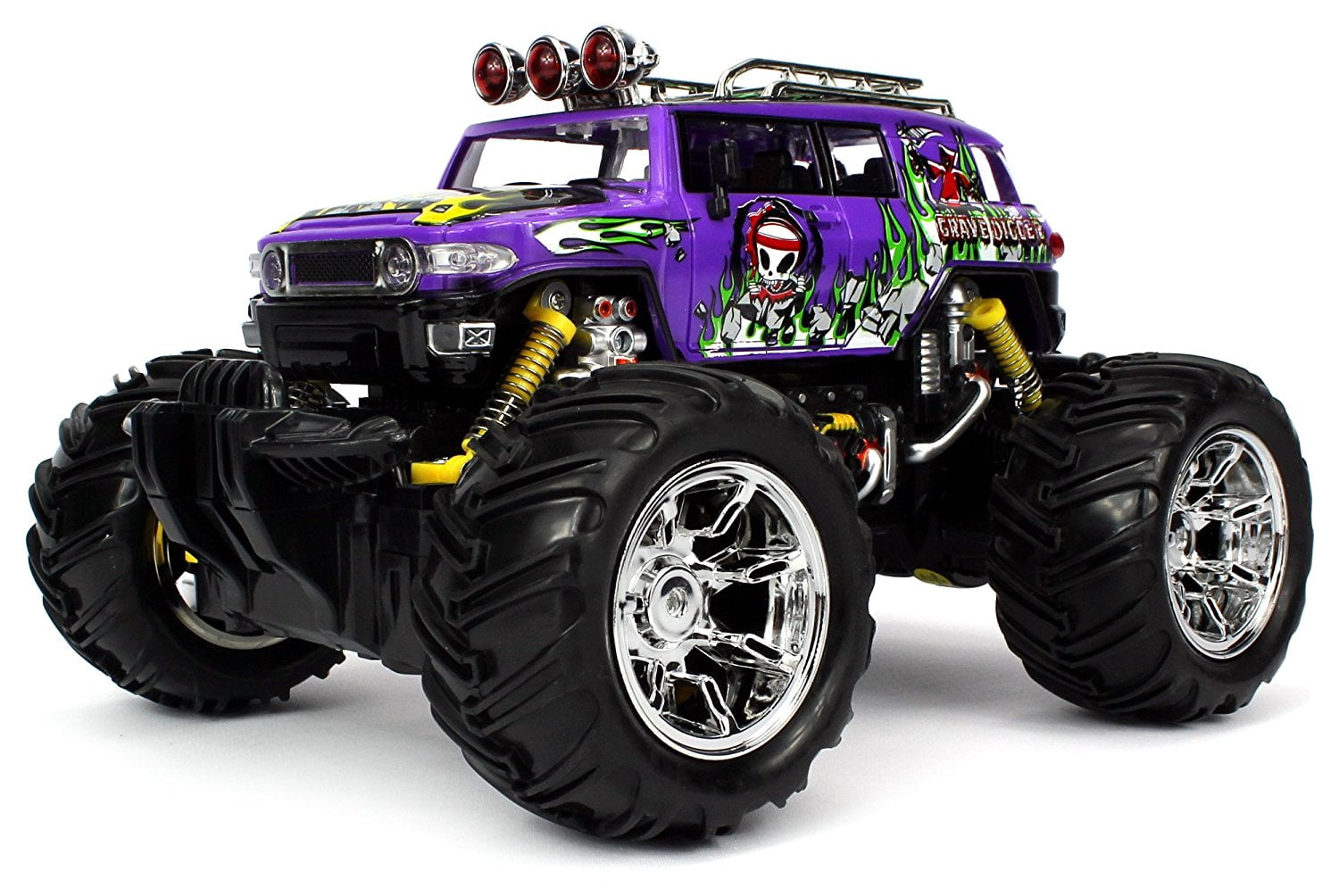 Velocity Toys Graffiti Toyota Fj Cruiser Remote Control Rc Truck 116