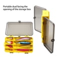 thumbnail image 5 of BrowQuartz Fishing Tool Storage Box Dual Side Solid Color Multi Compartment Replacing Portable Bait Fish Tools Case Accessories Grey, 5 of 6