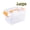 Large-27.4x17.8x14.4cm, variant on Transparent Storage Box with Lid - Stackable Clear Plastic Organizer for Living Room Bedroom Toys Clothing, Home Clutter Solution