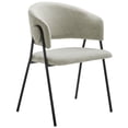 thumbnail image 5 of Side Dining Chair, Set of 2, Black, Fabric, Bar Pub Cafe Bistro Dining Kitchen Hospitality Restaurant, Modern Contemporary, HB37471, 5 of 10