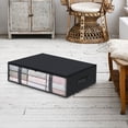 thumbnail image 6 of Kugisaki Large Capacity Under Bed Storage Bags, Storage Contains with Handle and Window for Pillows Coats Blankets Clothes, Suitable for BedRoom Dorm, 6 of 7
