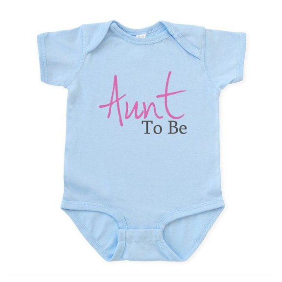 CafePress - Aunt To Be (Pink Script) Infant Bodysuit - Baby Light Bodysuit, Size Newborn - 24 Months