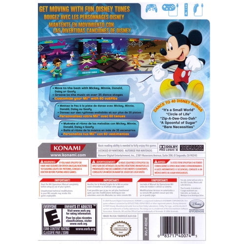 dance dance revolution disney grooves wii