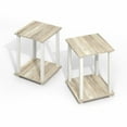 thumbnail image 6 of Pemberly Row Contemporary End Table in Set of Two in Light Oak/White, 6 of 6