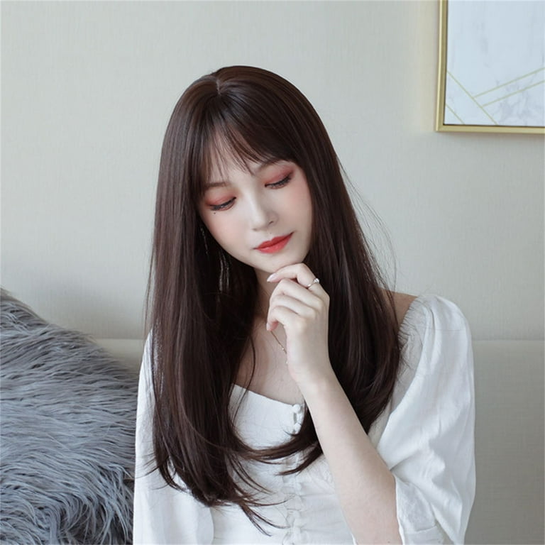 Ulzzang clearance straight hair