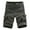 Gray, variant on IROINNID Cargo Shorts for Men Pure Color Outdoors Pocket Beach Work Trouser Cargo Shorts Pant,Olive Green