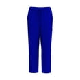 thumbnail image 4 of MLQIDK Scrub Sets for Woman Plus Size Medical Uniforms Stretchy V Neck Yoga Scrub Pants and Tops Nursing Top Scrub Joggers Uniformes De Enfermeras De Mujer Royal Blue L, 4 of 8