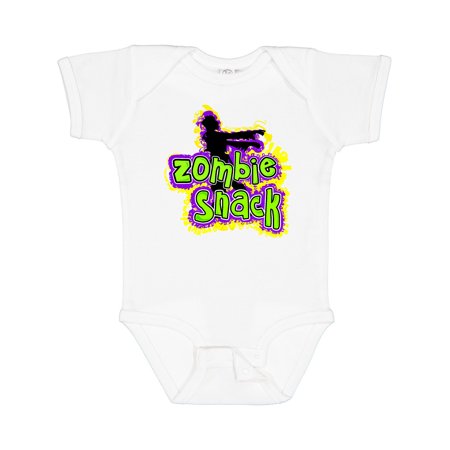 

Inktastic Zombie Snack Gift Baby Boy or Baby Girl Bodysuit