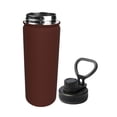 thumbnail image 2 of Cauagu Brown Print 18oz Vacuum Insulated Stainless Steel Water Bottle,Coffee Travel Mug Spill Proof with Lid,Thermos Cup for Keep Hot/Ice Water Drinks, 2 of 7