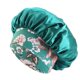 thumbnail image 3 of Gorro de dormir de satén con borde ancho elástico y estampado de estilo étnico, gorro de belleza para permanente, 3 of 6