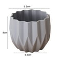 thumbnail image 5 of Mdesiwst 2Pcs Flower Pot Eye-catching Shatterproof Plastic Decorative Succulent Flower Pot Plant Container for Home, 5 of 8