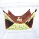 thumbnail image 5 of Hamaca para mascotas, pájaros, hámster, ardilla, conejillo de , jaula para , nido colgante, cama caliente Conejo verde jinwen Cama hamaca de hámster, 5 of 8